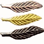 Brronze, Gold, and Silver Eagle Palm pins