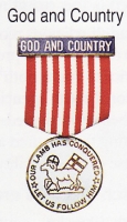 God and Country medal